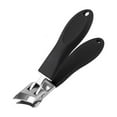 thumbnail image 1 of Fiudx Cortaúñas de Boca Ancha, de Acero Inoxidable, Antisalpicaduras, Mango Ergonómico, Ideal para Cortar Uñas de Manos y Pies, Herramienta de Aseo Personal, Limpieza Sin Complicaciones, Resistente a, 1 of 2