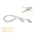 thumbnail image 2 of Unique Bargains 19'x0.14'(LxD) 3Pack Napkin Chain Bib Holder Chain Hat Strap Cord Lanyard, Silver, 2 of 6