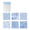Dew sees rime, variant on 6 Pcs Flower Stencils for Art Projects, Classroom & Card Making Templates