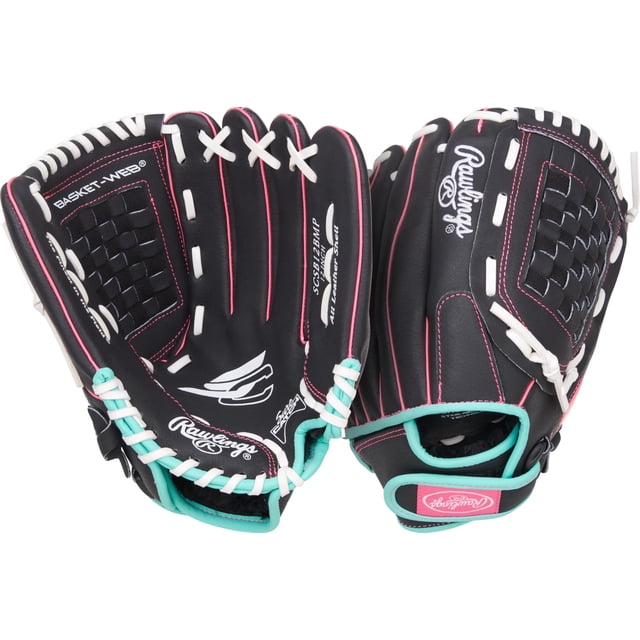 Guante de softball Rawlings Sure Catch Youth Series 12, color negro