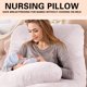 thumbnail image 5 of FloHua U-Shaped Maternity Pillow Cover – Washable & Removable, Perfect for Pregnant Women’s Sleep, Nursing & Comfort, Soft & Breathable Fabric, 5 of 9