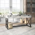 thumbnail image 3 of Furniture of America Blagica 60-Inch Wood Lift Top Desk, 3 of 5