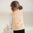 thumbnail image 2 of GYRATEDREAM Baby Boys Girls Fleece Vest Zip Up Cute Bear Jackets Fuzzy Fall Winter Warm Clothes Newborn Outwear for Toddler Infant 0-3Y, 2 of 6