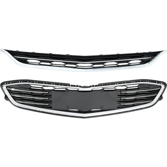 Front Bumper Cover with Grille Fit For 2016-2018 Chevy Malibu