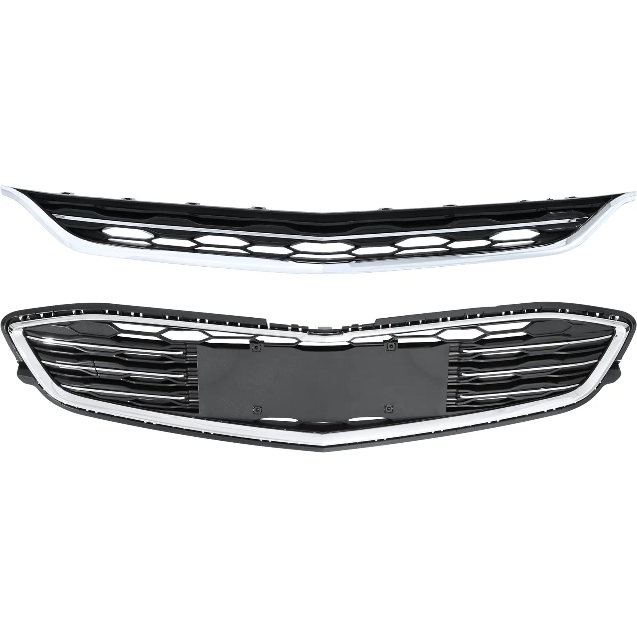 Front Bumper Skid Plate / Valance For 2016-2018 Chevrolet Silverado 1500 – Gray Textured, Direct Replace
