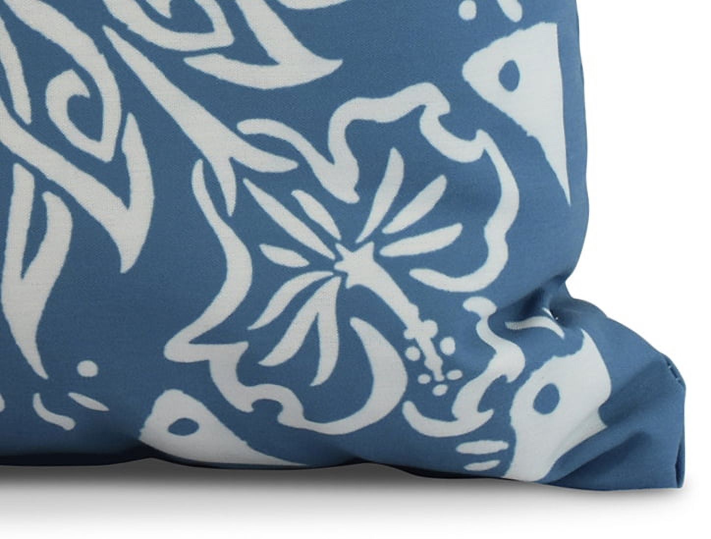 Simply Daisy, 18" x 18" Cuban Tile 3, Geometric Print Outdoor Pillow, Teal