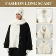 thumbnail image 6 of Womens Winter Beanie Hat Warm Fleece Knit Hat Long Scarf Neck Warmer Touch Screen Winter Gloves Set Gifts, 6 of 6