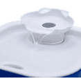 thumbnail image 2 of Cat Mate Pet Fountain with Polymer-Carbon Filter and Ion Exchange Resin, White & Blue, 100 fl. oz., 2 of 9