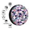 thumbnail image 4 of Balery Plaid Flamingo Cubiertas para Neumáticos - Protector Resistente para Neumáticos de Camioneta, SUV, Remolque, Camper y RV-16 inch, 4 of 6
