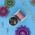 thumbnail image 2 of Miyuki Beading Thread – Pre-Waxed Nylon String for Stringing Projects, 50 Meter/55 Yard Spool, Rose Color, .2mm Diameter, Made in Japan, 2 of 7