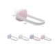 thumbnail image 5 of Perchero de almacenamiento, organizador de almacenamiento sin perforaciones de viscosa, gancho plegable para ropa para el hogar, balcón, 4 piezas (blanco) brillar Electrónica, 5 of 5