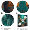 thumbnail image 3 of Designart "Mission-Oriented Robots I" Space Metal Wall Art, 3 of 5