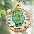 thumbnail image 3 of Yosemite National Park Christmas Tree Ornament - Art Glass Light Catcher, 3 of 5