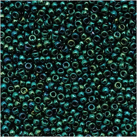 Tube June Bug - Toho Round Seed Beads 15/0 #506 'Higher Metallic June Bug' 8 Gram Tube