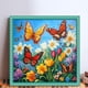 thumbnail image 2 of Kit Punto Cruz Con Flores Hilo Algodón Ecológico Bordado 11CT 40x40cm, 2 of 9