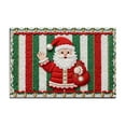 thumbnail image 2 of ToyKingdee Christmas Kitchen Rugs Bathroom Rug Non-Slip Red Door Mat Rugs for Entryway Indoor, Small Washable Throw Soft Bath Mat, Holiday Decor Untra-Thin Carpet, 2 of 6