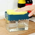 thumbnail image 3 of ENJOYW Kitchen Soap Dishwashing Detergent Press Dispenser Sponge Cleaning Pad Container Detergent Container, 3 of 7