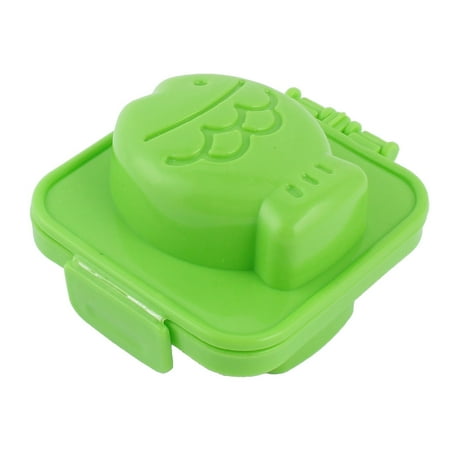 Green Egg Grills For Sale Unique Bargains Kitchen Plastic Fish Shaped DIY Sandwich Bread Egg Jelly Rice Ball Mould Green ()