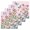 LightPink, variant on Pink Flowers Kitchen Dish Towels for Drying Dishes Set of 3, Spring Floral Butterfly Leaves Plants Pastoral Waffle Weave Microfiber Hand Tea Bathroom Towels Quick Dry & Absorbent Towel 12x12