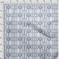 thumbnail image 3 of oneOone Viscose Chiffon Fabric Paisley|Stripe & Circle Ikat Printed Craft Fabric BTY 42 Inch Wide, 3 of 4