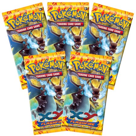 Pokemon Cards Xy Flashfire Booster Packs 5 Pack Lot