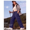 thumbnail image 5 of Cueply Women's Plus Size Wide Leg Cargo Sweatpants High Waisted Drawstring Lounge Pants with Pockets, 5 of 7