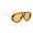 Orange yellow, variant on Stylish Oversized Sunglasses Polarized Hip Hop Adjustable Fit Stylish Sunglasses