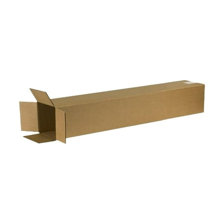 Long Boxes 6"L x 6"W x 38"H (25-Pack) Tall Corrugated Cardboard Box for Shipping, Packaging, Moving, Storage Box, Home or Business Strong Wholesale Bulk Boxes