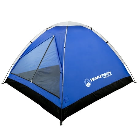 2-Person Tent, Water Resistant Dome Tent for Camping With Removable Rain Fly And Carry Bag, Lost River 2 Person Tent By Wakeman