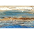 thumbnail image 3 of Ludwig, Alicia 14x11 Black Modern Framed Museum Art Print Titled - Indigo Currents I, 3 of 5