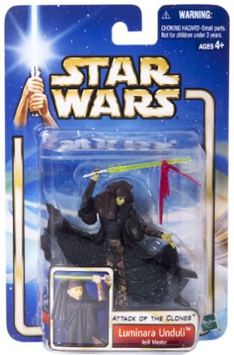 Hasbro Star Wars Attack Of The Clones 26 Luminara Unduli Jedi Master Action Figure for sale online 