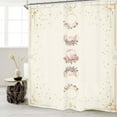 thumbnail image 6 of Moon Phase Celestial Moonlit Gothic Shower Curtain Set 71Wx71H Inches Zodiac Constellation Astrology Tarot Witch Floral Polyester Waterproof Cloth Bathroom Curtain with 12 Hooks, 6 of 6