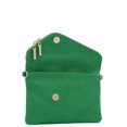 thumbnail image 3 of Bolso de mano Bag FashionPuzzle con forma de sobre, bandolera, verde, 3 of 7