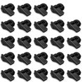 thumbnail image 1 of Hipat Paquete de 24 Silbatos Negros con Cordón Silbato de plástico Engrosado Duradero Silbatos de Sonido Fuertes y nítidos Bluk para Entrenador Árbitro Deportes Emergencia Oficial, 1 of 5