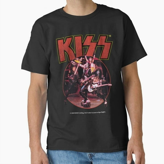Kiss Band Funny Rock Music Retro Vintage Graphic Aesthetic Fan Art Unisex T-Shirt U433, Up to 5XL