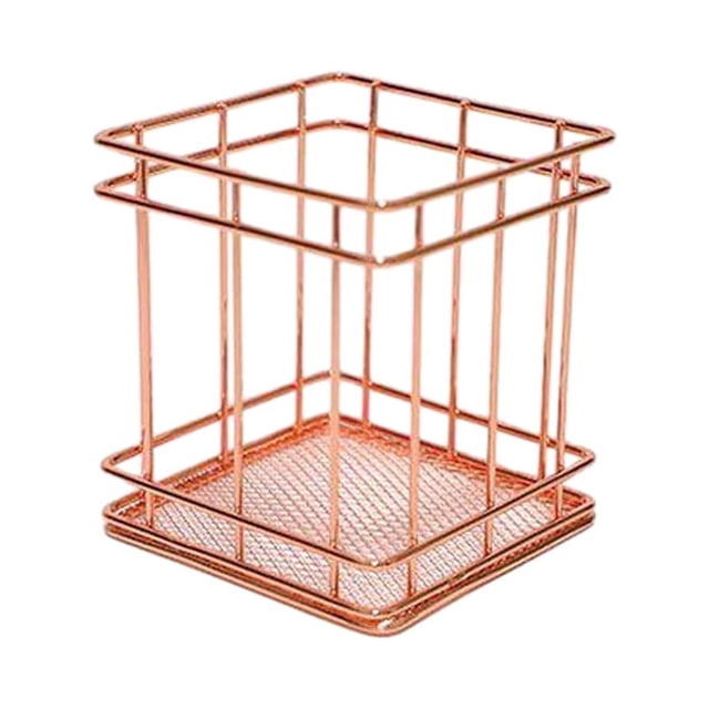 Billuyoard Cesta de almacenamiento multifuncional de metal, solución organizada y eficiente para almacenamiento de oficina, portalápices Type3 NO3