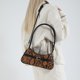 thumbnail image 3 of Bag Women Pu Patrón de serpiente Decoración del cinturón de hombro Elegante, 3 of 9