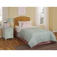 thumbnail image 4 of Finley Wood Headboard Panel with Curved Top Rail and Slatted Grill Design, Maple Finish, Twin, 4 of 5
