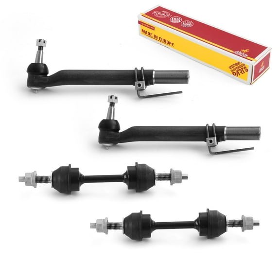 Metrix Premium Chassis Parts - 4 PC Outer Tie Rod End & Front Sway Bar Stabilizer End Link Kit Fits Ford F-350 Super Duty, F-250 Super Duty, F-350 Super Duty 4WD, ES80754, ES80755, K750362