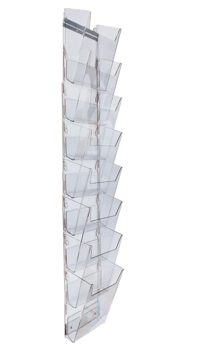 Platinum Buddy Products 16 Pocket Literature Rack 2.125 x Pack of 1 Steel 