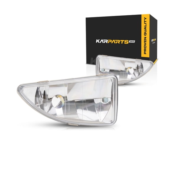 CarLights360: For 2000 2001 2002 2003 2004 Ford Focus Fog Light Assembly Driver and Passenger Side Pair DOT Certified -Replaces FO2592177, FO2593177