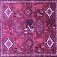 thumbnail image 1 of Ahgly Company Indoor Square Persian Purple Traditional Area Rugs, 8' Square, 1 of 4