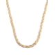 thumbnail image 1 of Cadena GARGANTILLA Casa del Anillo Trenza 3 Oros 10K 2.5 mm 45 cm, 1 of 6