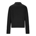 thumbnail image 6 of Sevevn Cardigan Sweaters for Women Women‘s’ Solid Color Long Sleeve Jackets Business Casual Cardigan Fashion Blazer Suit Coat New Year Black XL, 6 of 7