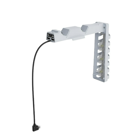 Ventilateur de Refroidissement pour Console de Jeu Éclairage RGB Station de Charge Double Contrôleurs Compatible pour Console de Jeu PS5 Slim