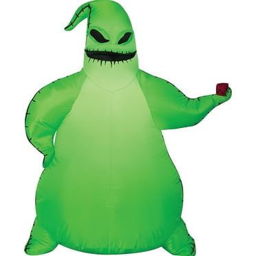 Gemmy Inflatable Green Oogie Boogie LED Lighted Yard Decoration - 42 in