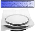 thumbnail image 4 of 60 Pack Foam Pouches, 3 Sizes Thick Cushion Wrap Pouches Foam Wrap Sheets Packing Pouches Against Chipping & Breakage for Packing, Moving, Shipping, 4 of 7