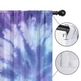 thumbnail image 4 of Blackout Kids Curtains,Purple Blue Tie Dye Pattern Childrens Insulated Curtains Set Of 2,Bedroom Essentials,Toddler Room Decor 52"x63", 4 of 5