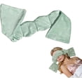 thumbnail image 1 of Weighted Sleep Mask Blackout Eye Cover, Blocking Sleep Eye Mask, Double-Sided Use, Adjustable Straps, Weighted Eye Mask for Deep Sleep, Relaxation, Napping (Black, Both Side Velvet), 1 of 5