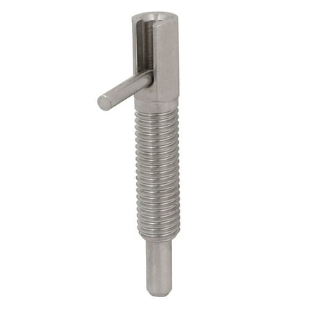 Hand Retractable Plunger - Unique Bargains M10 Thread Stainless Steel Lock-Out Type Retractable Indexing Plunger w L Handle